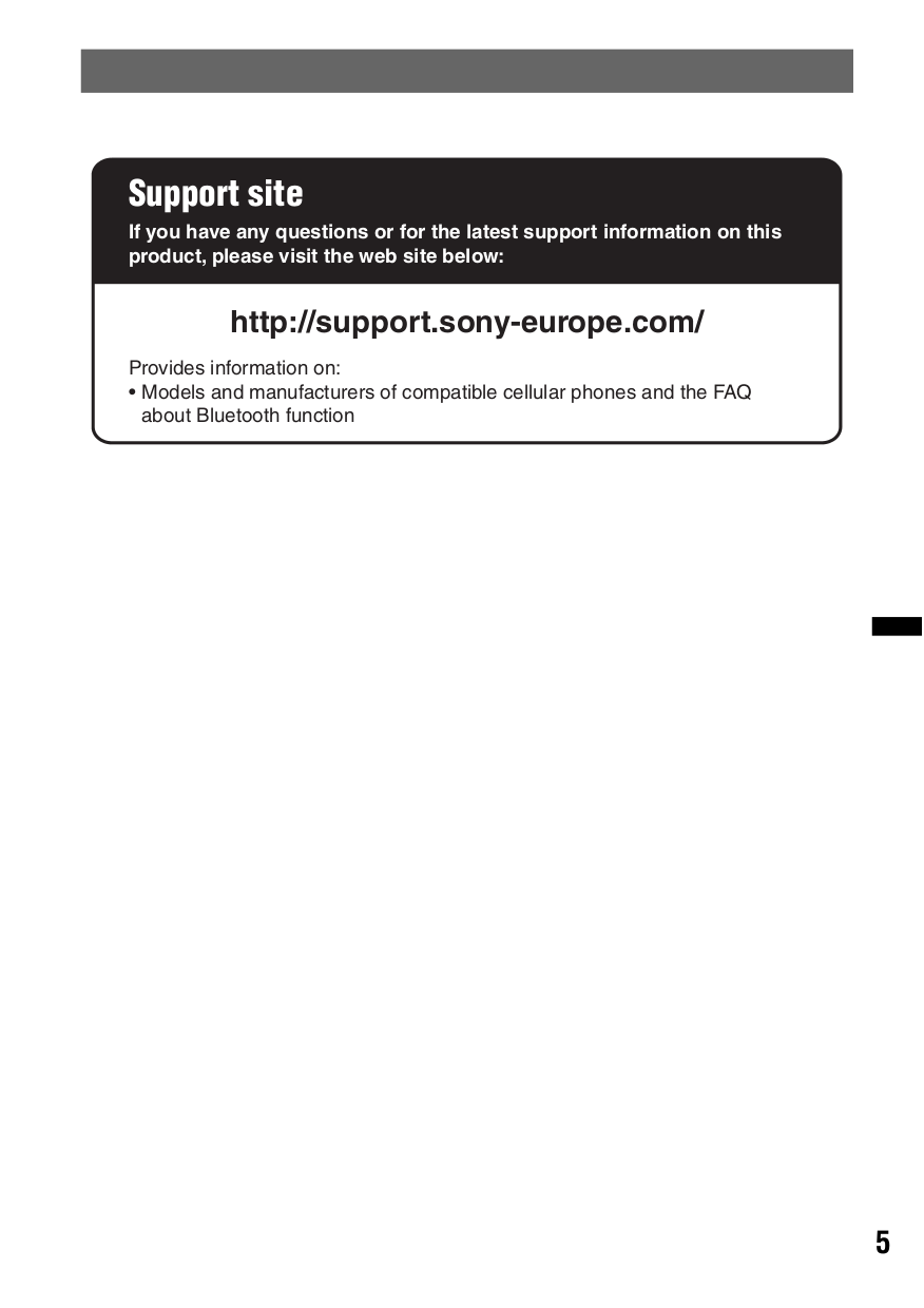 ... Sony Car Receiver Xplod MEX-BT2700 pdf page preview ...