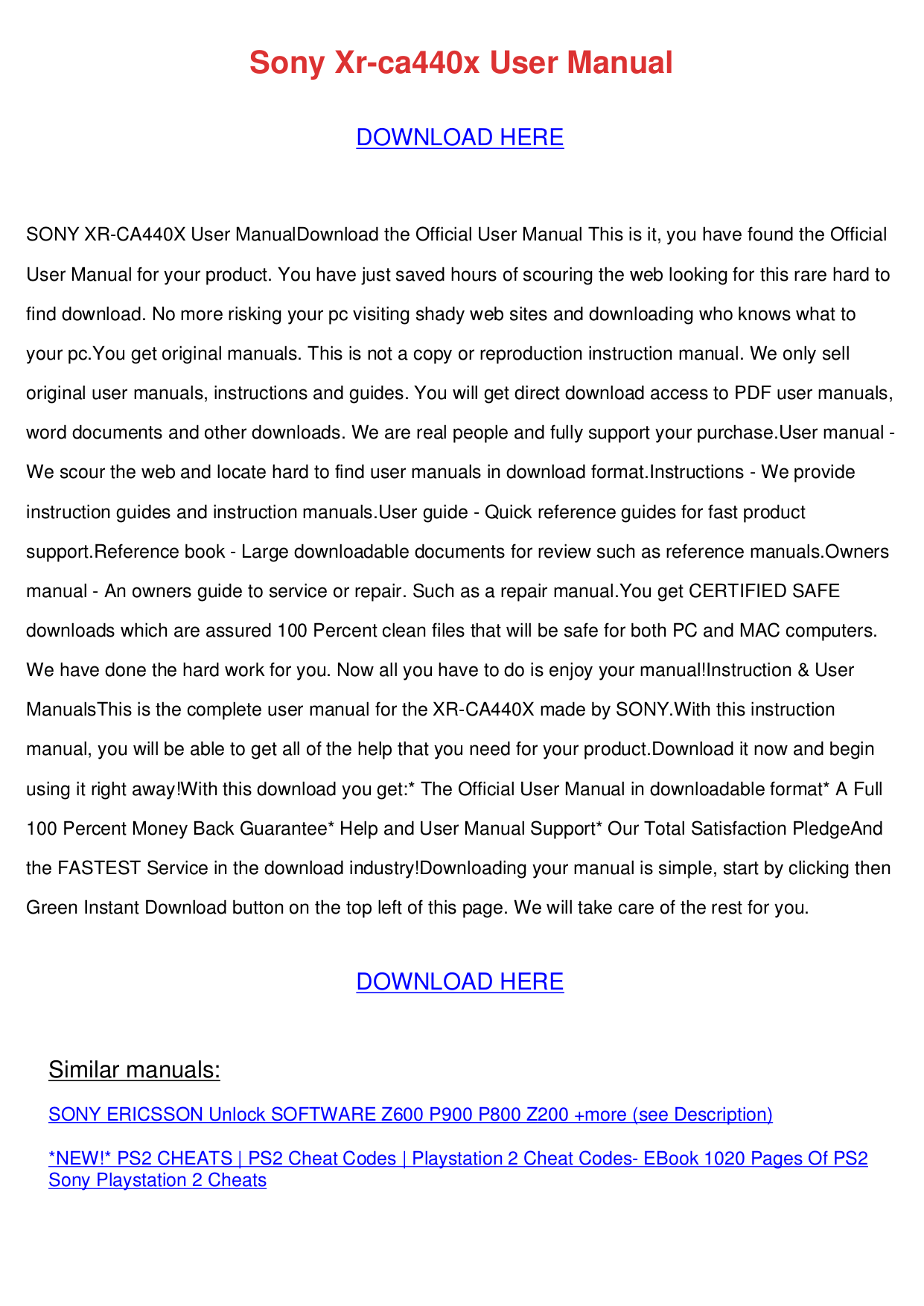 pdf for Sony Monitor KL-W9000 manual