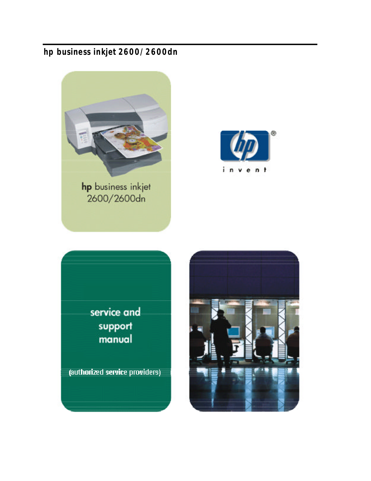 pdf for HP Printer Business Inkjet cp1700d manual