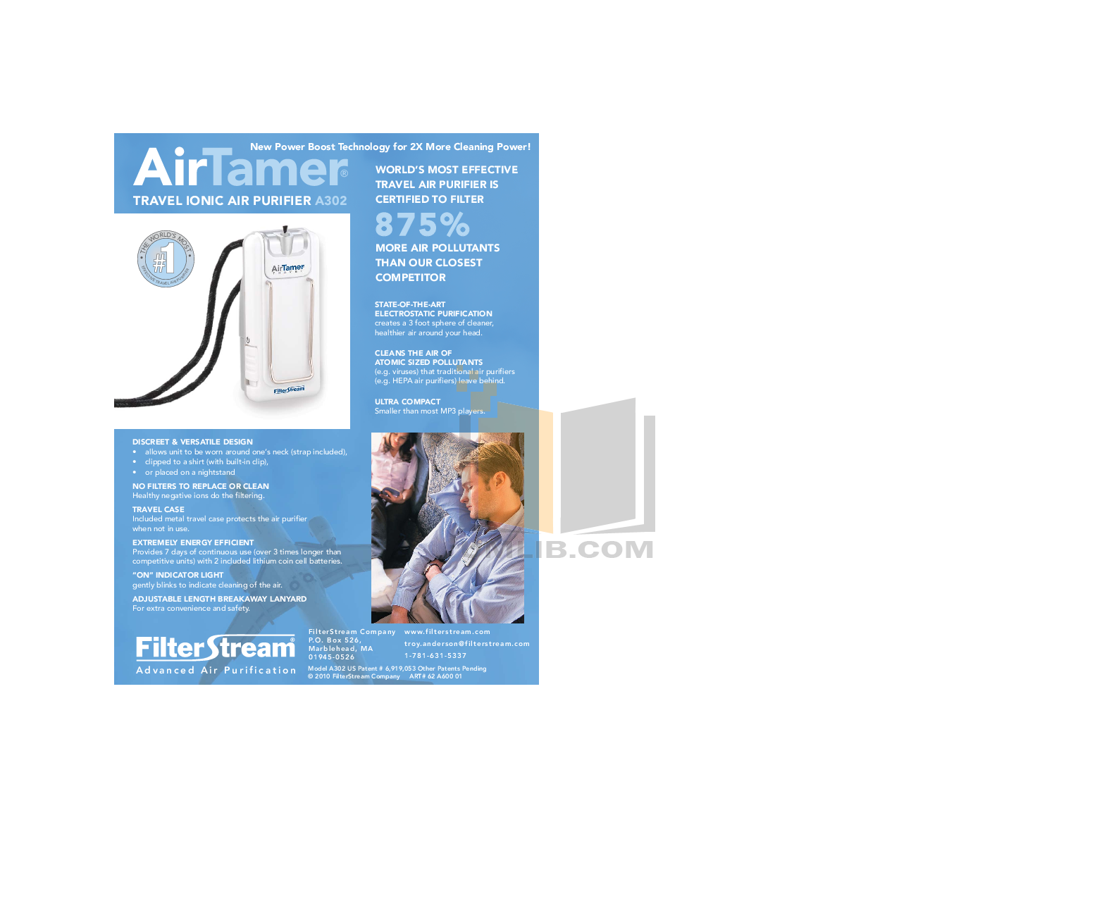 pdf for FilterStream Air Purifier A600 manual