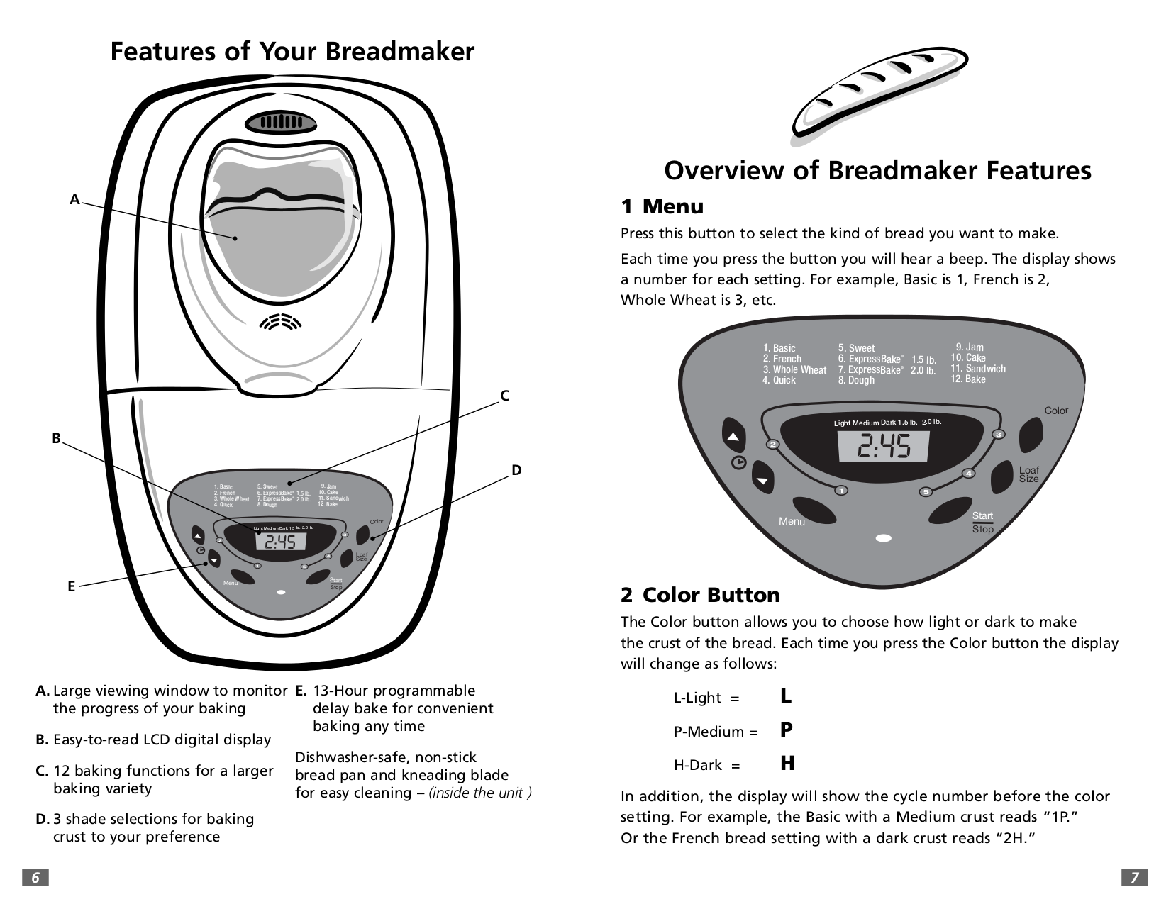 PDF manual for Sunbeam Bread Maker 5891