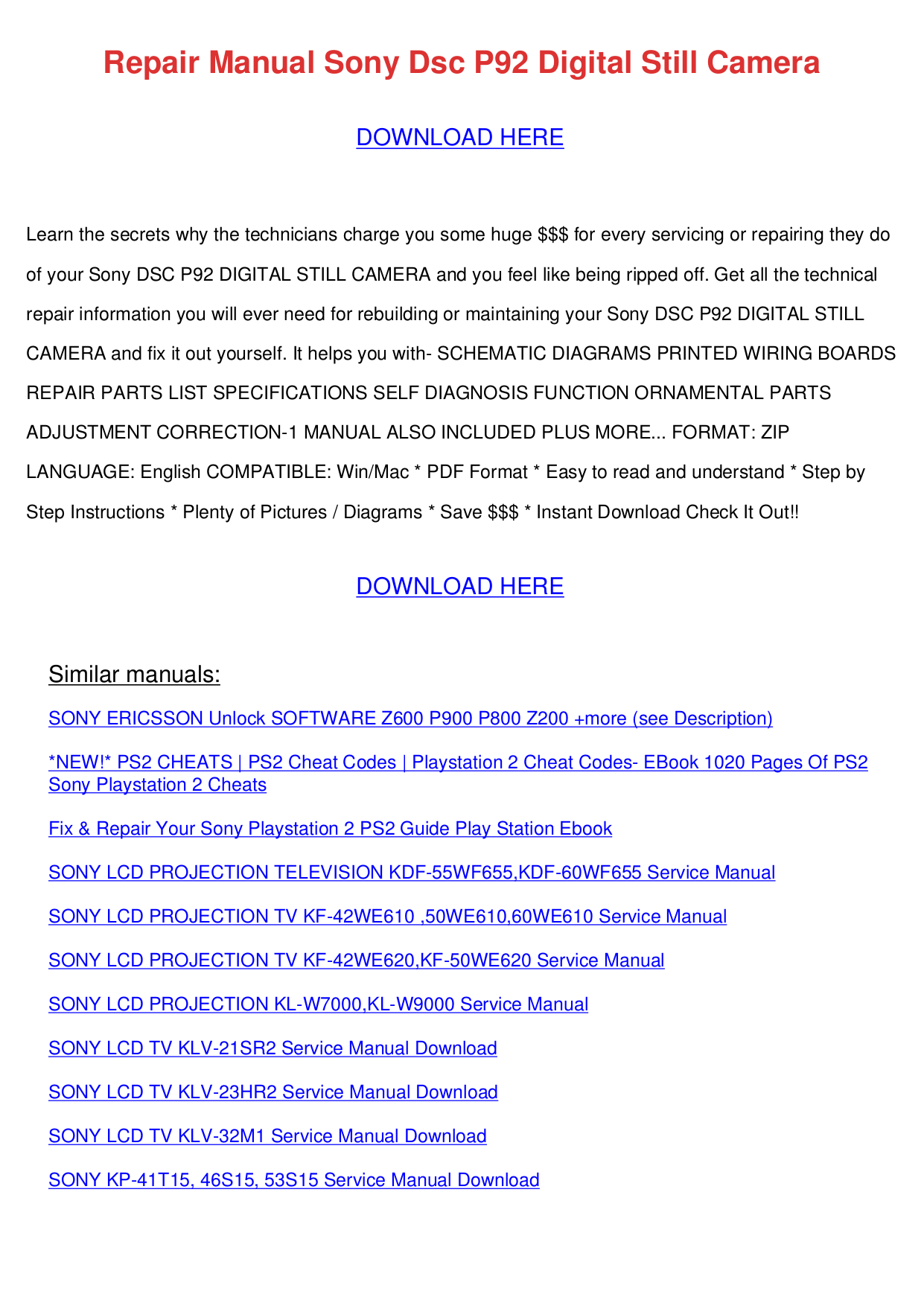 ... service manual download ebook Array - download free pdf for sony bravia  kdl v32xbr2 tv manual rh umlib com
