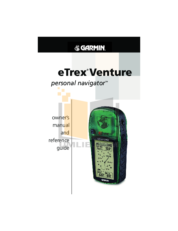 Garmin etrex venture инструкция