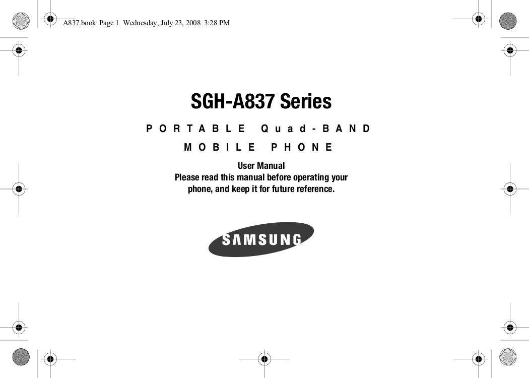pdf for Samsung Cell Phone Rugby manual