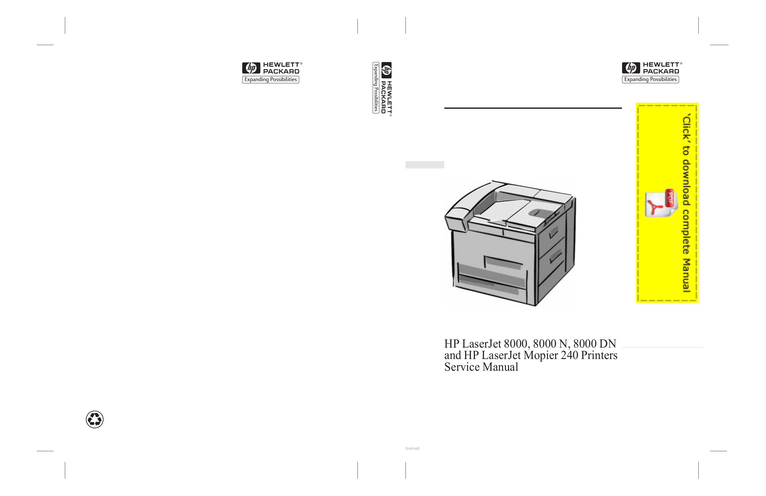 HP Printer Mopier 240 pdf page preview ...
