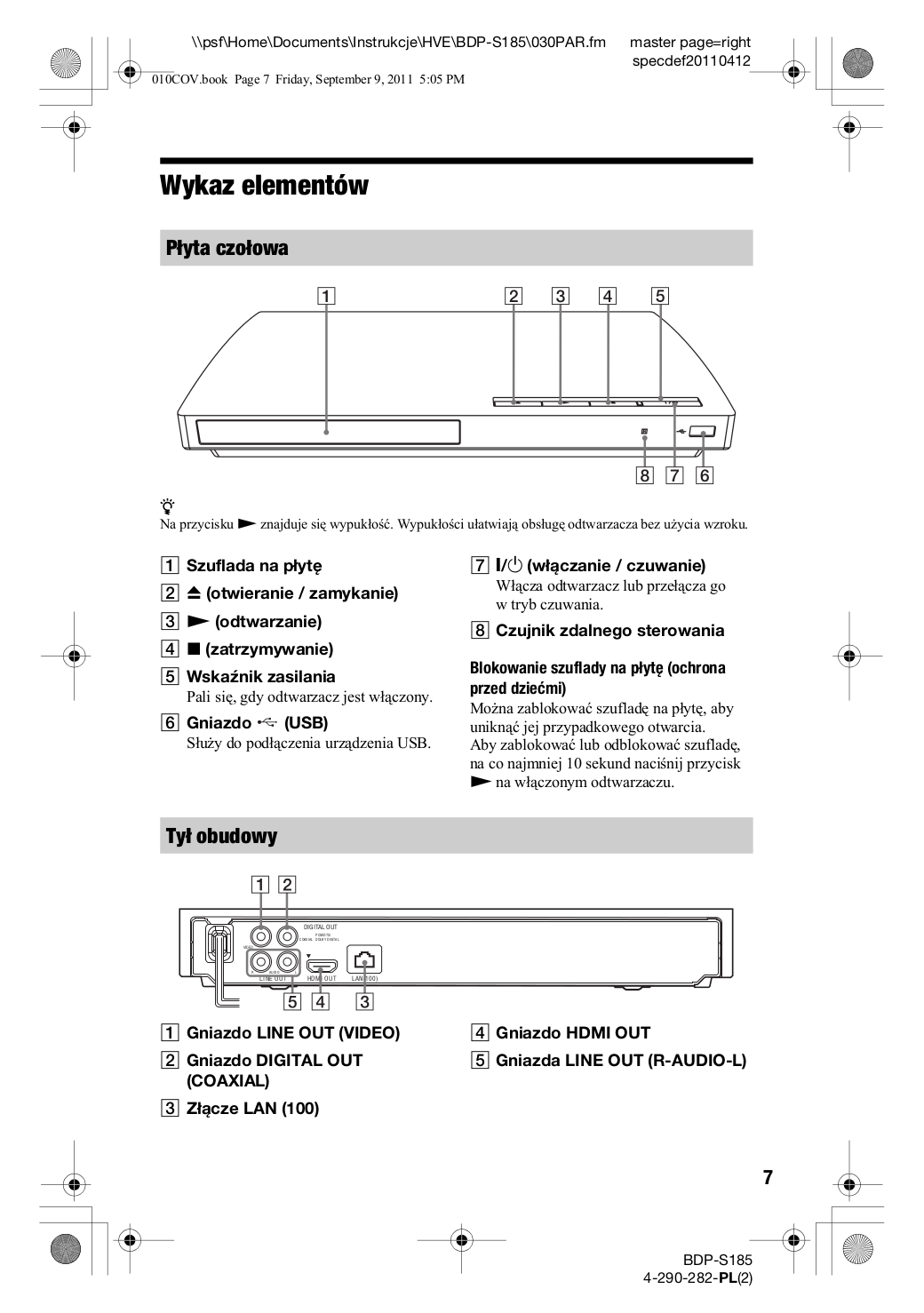 Sony Dvd Player Instruction Manual