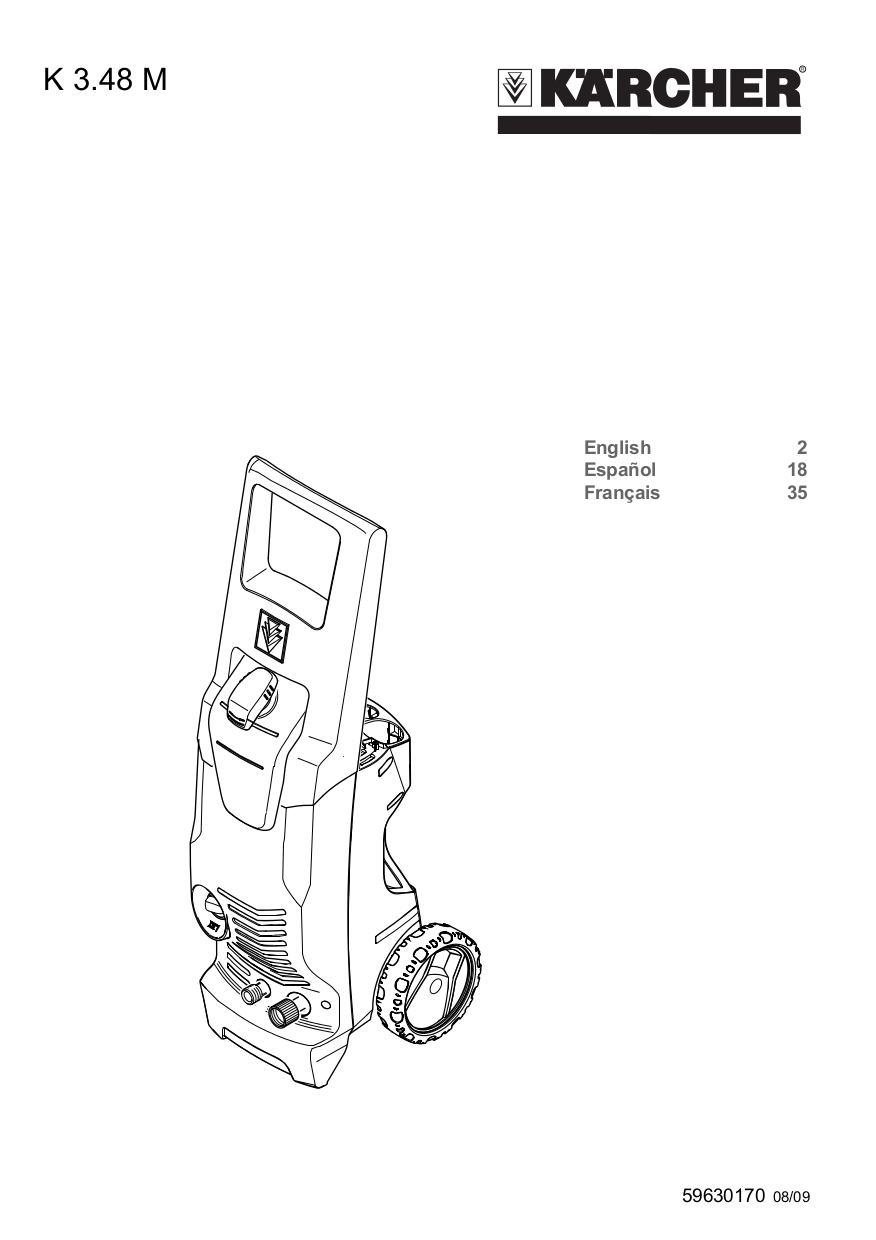 Download free pdf for Karcher K 3.48 M Pressure Washers Other manual