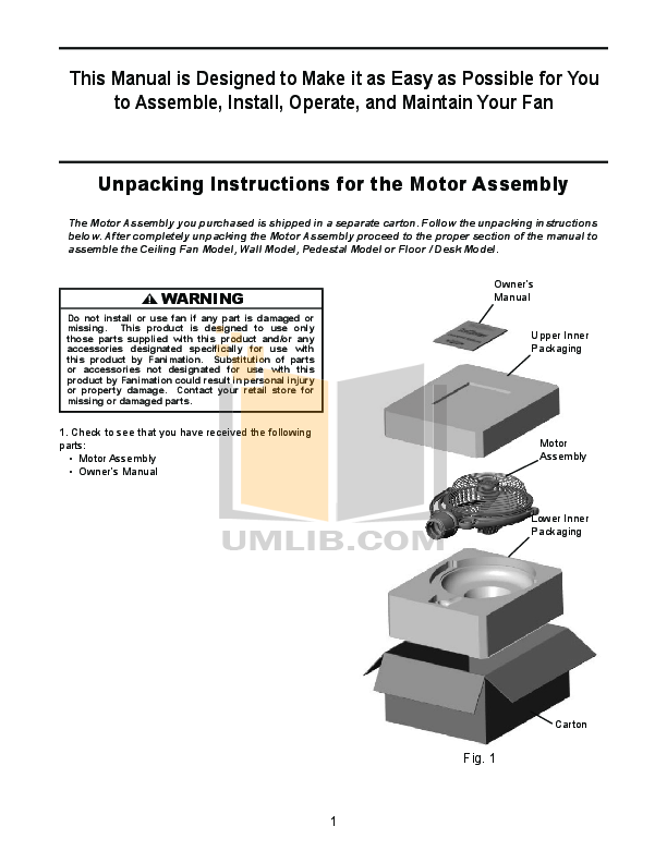 Pdf Manual For Fanimation Other Old Havana Fph210 Ceiling Fans