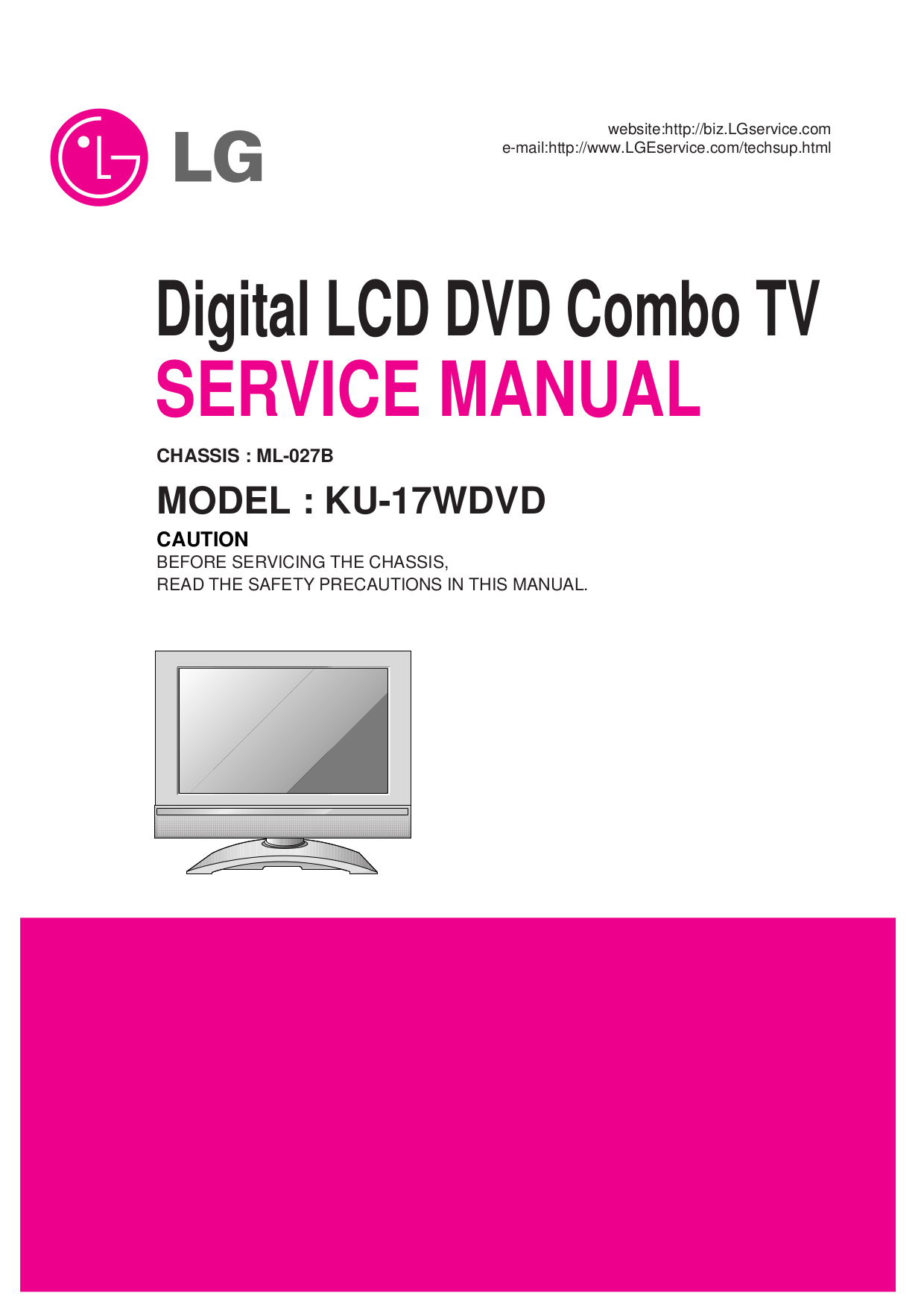 pdf for LG TV RU-17LZ21 manual