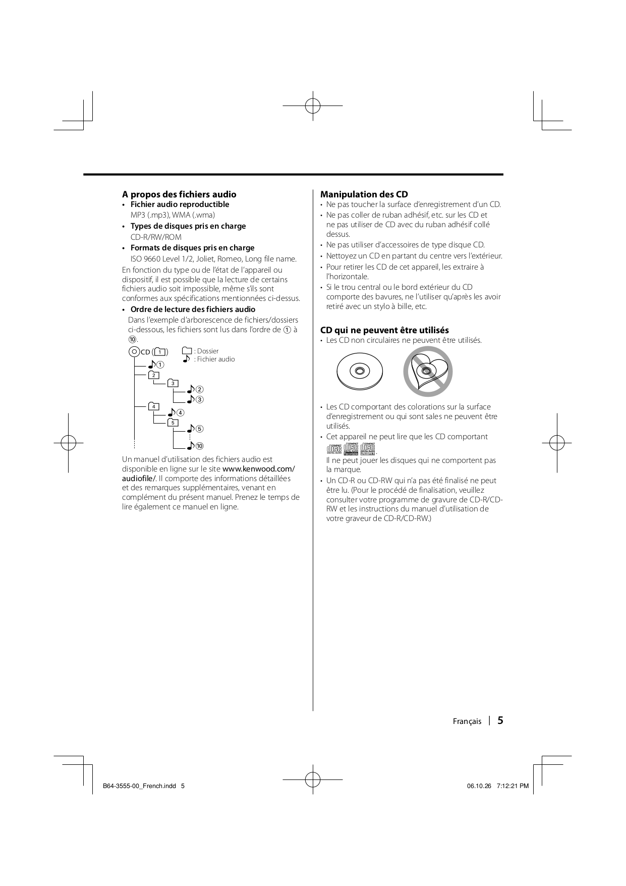 ... Kenwood Car Receiver KDC-135 pdf page preview ...