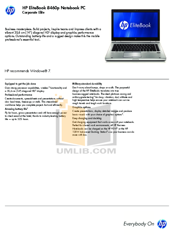 Network Controller Hp Elitebook 8460P User