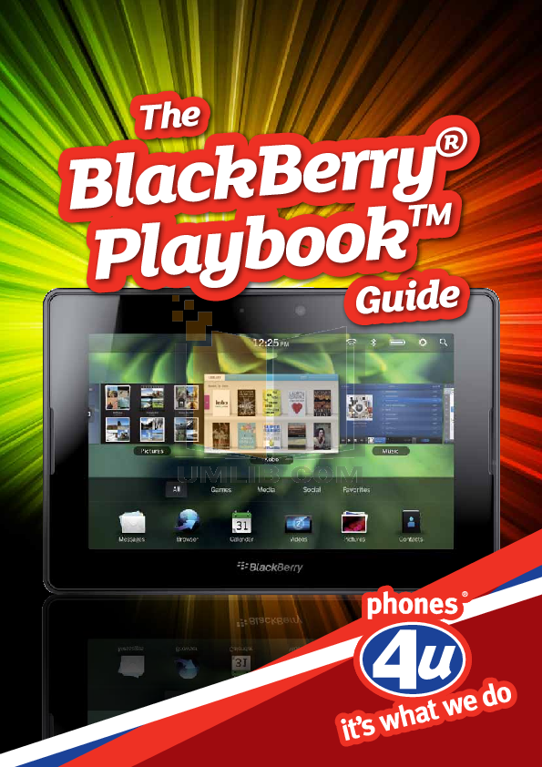 Blackberry Playbook Tablet 32gb User Manual