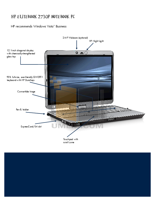 PDF manual for HP Laptop EliteBook 2730p