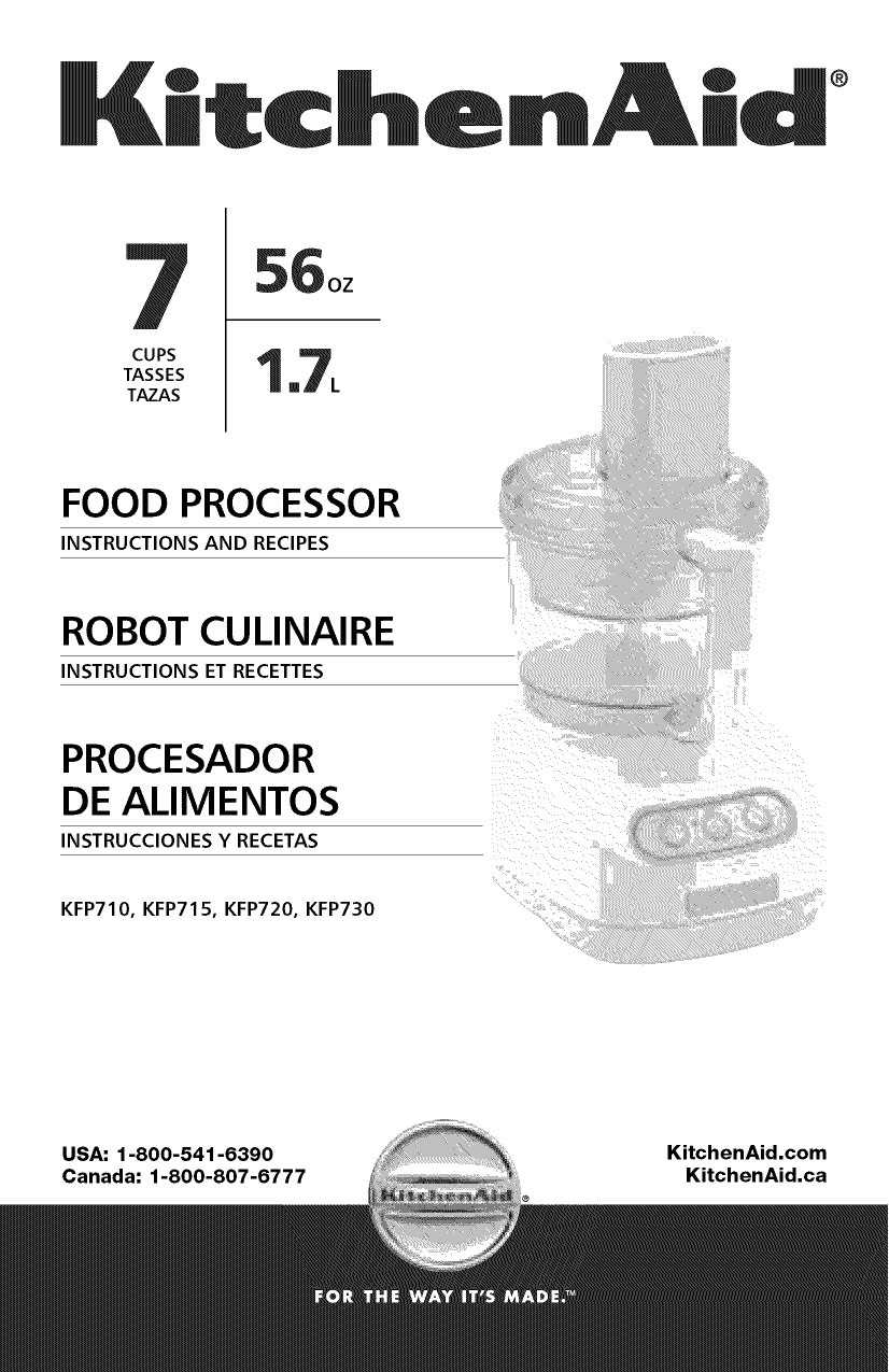 User Manual Food Processor