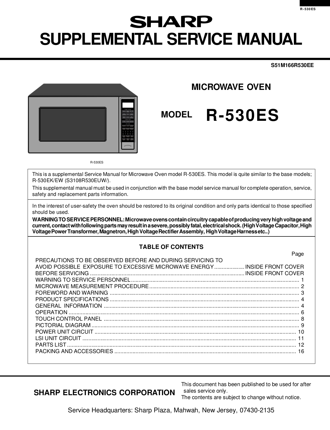 Free Pdf For Sharp R 1200 Microwave Manual Pdf For Sharp Microwave R 1200 Manual