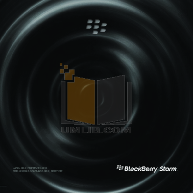 blackberry storm 9530 manual user guide | PDF Owner ...