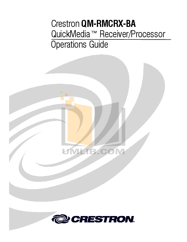 Download free pdf for Crestron PWR-FR-B Power Receptacle Other manual