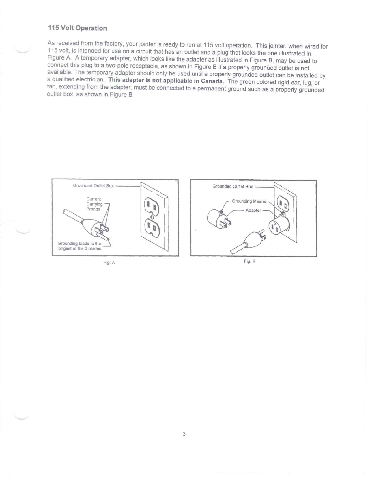 PDF manual for Jet Other JJ60S Jointers