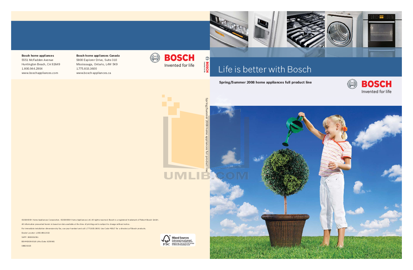 pdf for Bosch Dryer Axxis WTE86300US manual