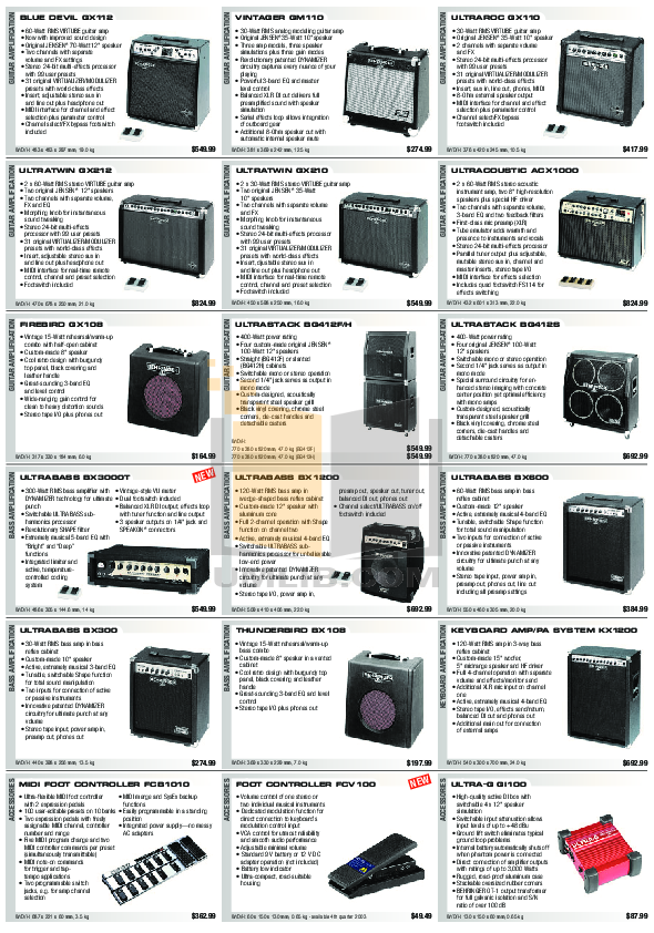 PDF Manual For Behringer Other Eurorack UB1204FX Pro Mixers