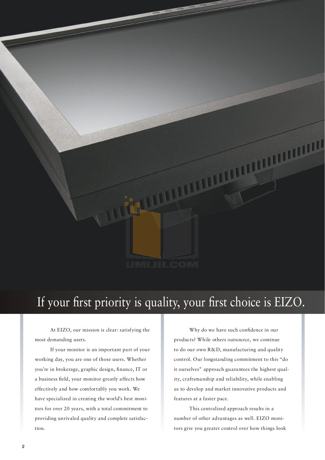 Pdf Manual For Eizo Monitor Flexscan S1721