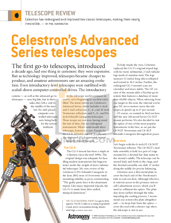 celestron c8 ngt