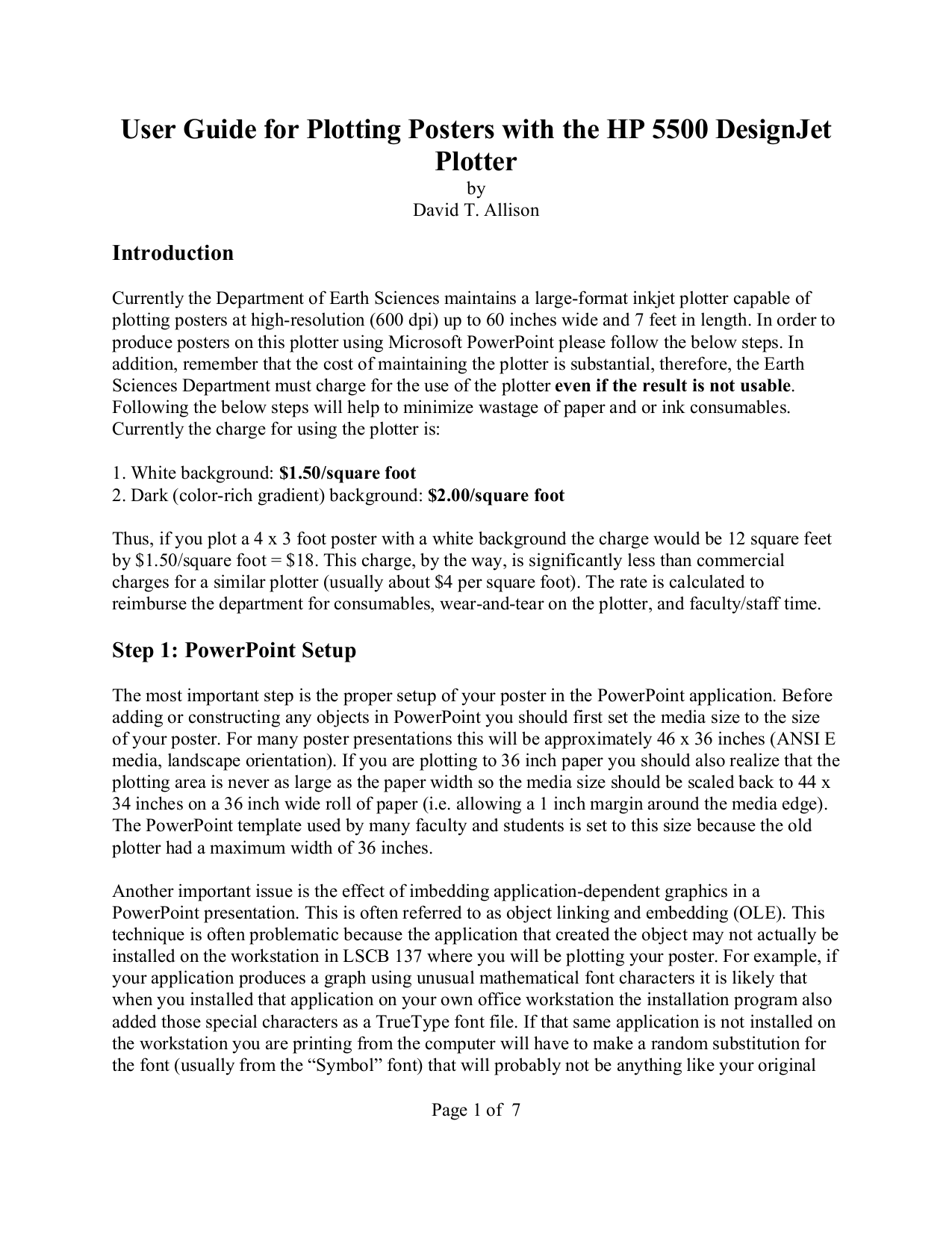 pdf for HP Printer Designjet 5500 manual