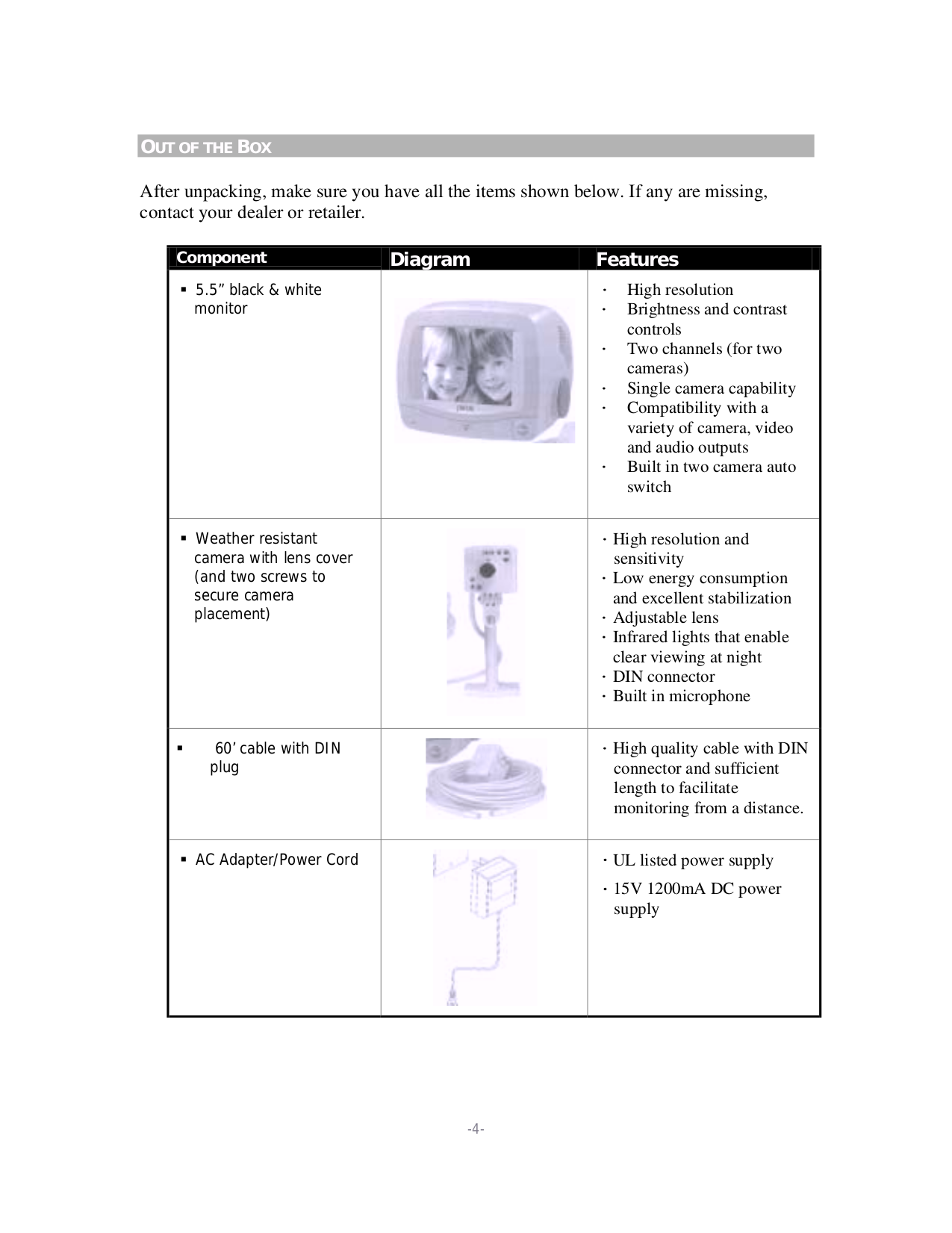 ... jWIN Security Camera JV-TV2040 pdf page preview ...