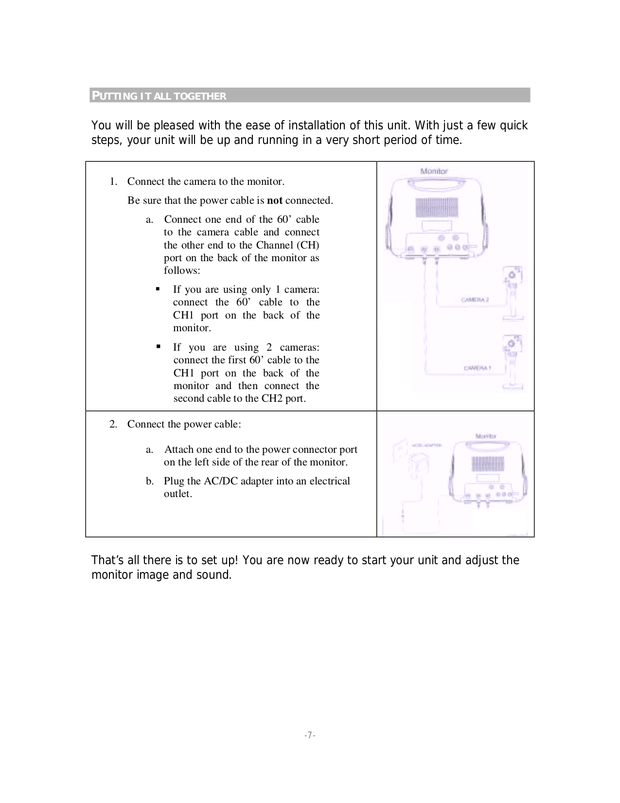 ... jWIN Security Camera JV-TV2040 pdf page preview ...
