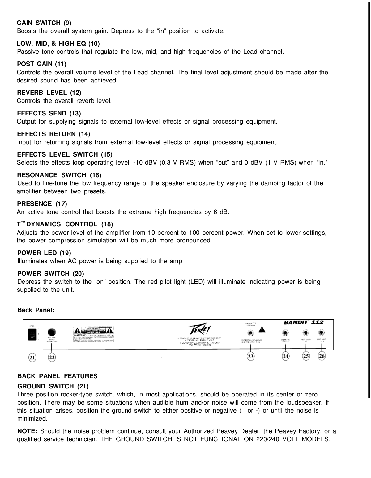 ... Array - pdf manual for peavey amp bandit 65 rh umlib com