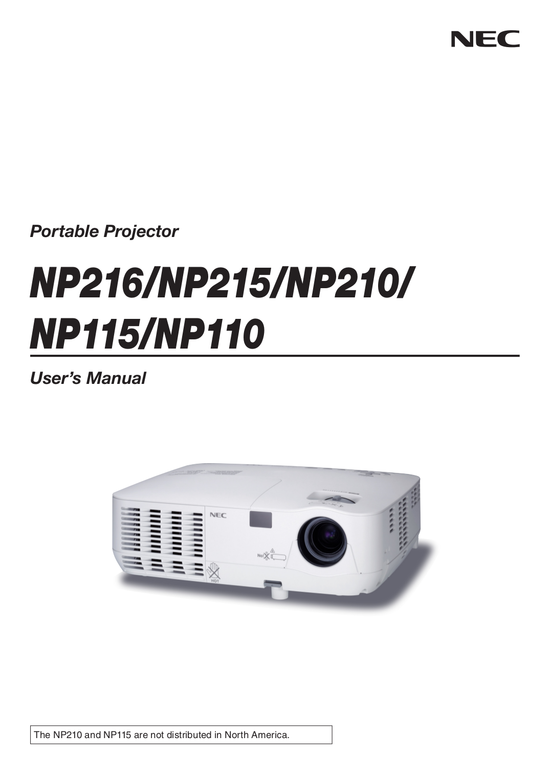 pdf for NEC Projector LT80 manual