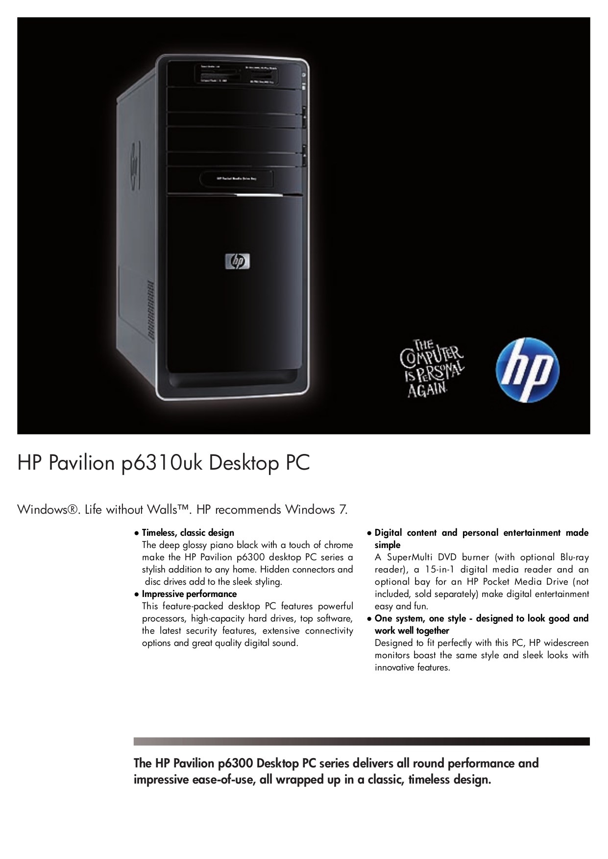 Download free pdf for HP 2710m Monitor manual