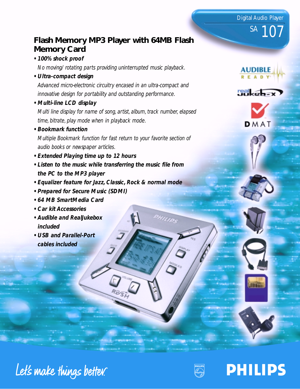 picture of philips gogear mp3 player manual
