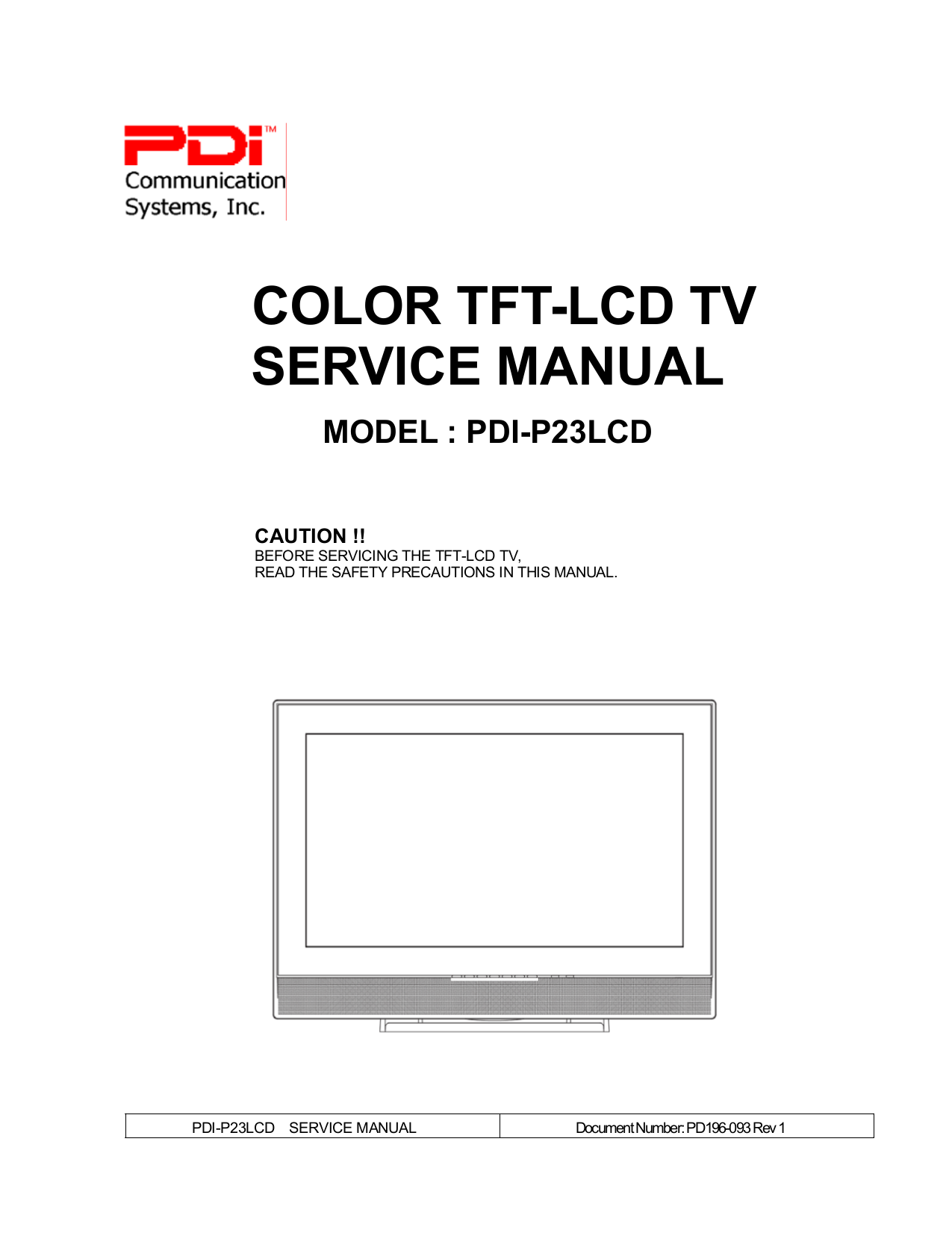 Download free pdf for LG 26LH20R TV manual