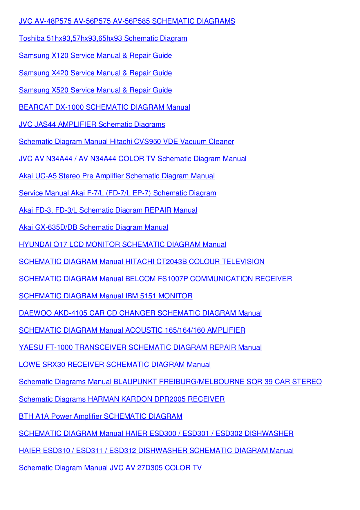 JVC TV AV-56P585 pdf page preview ... PDF manual ...