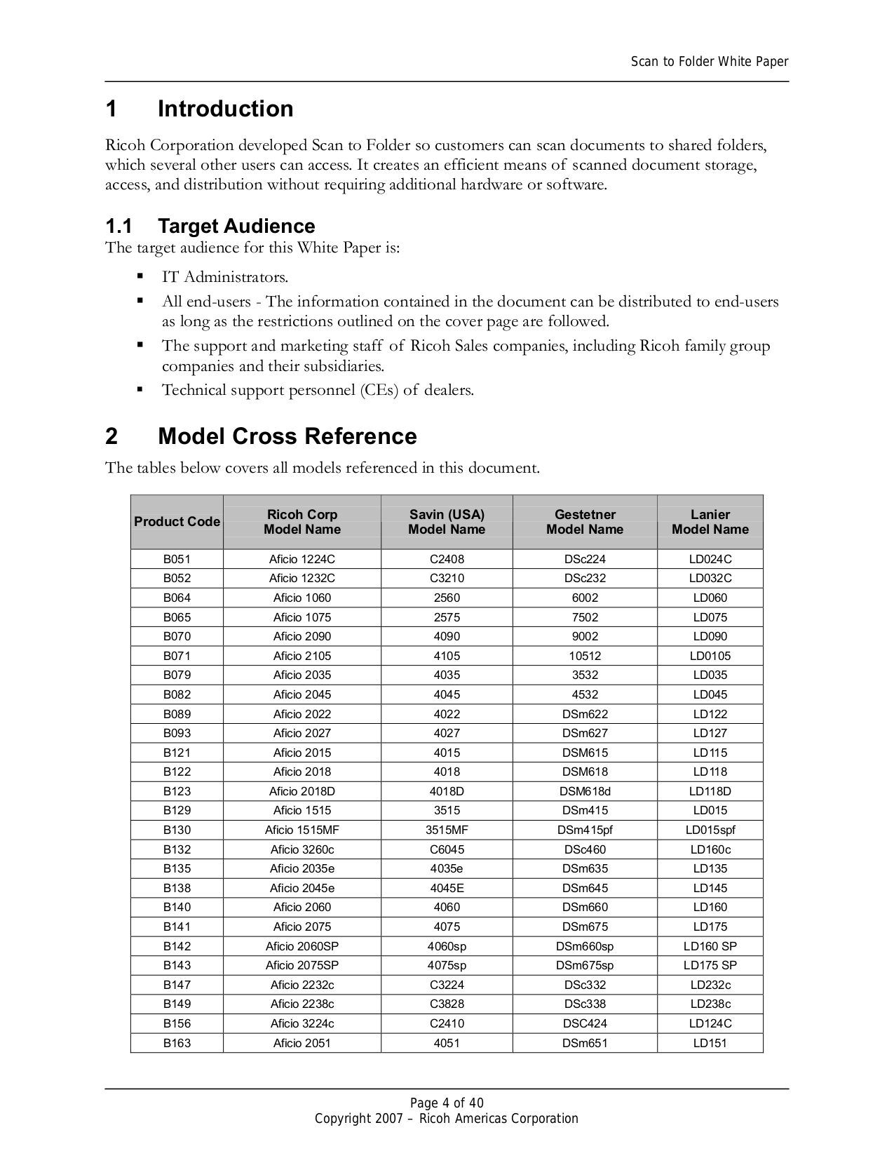 ... Ricoh Multifunction Printer Aficio 1515 pdf page preview ...