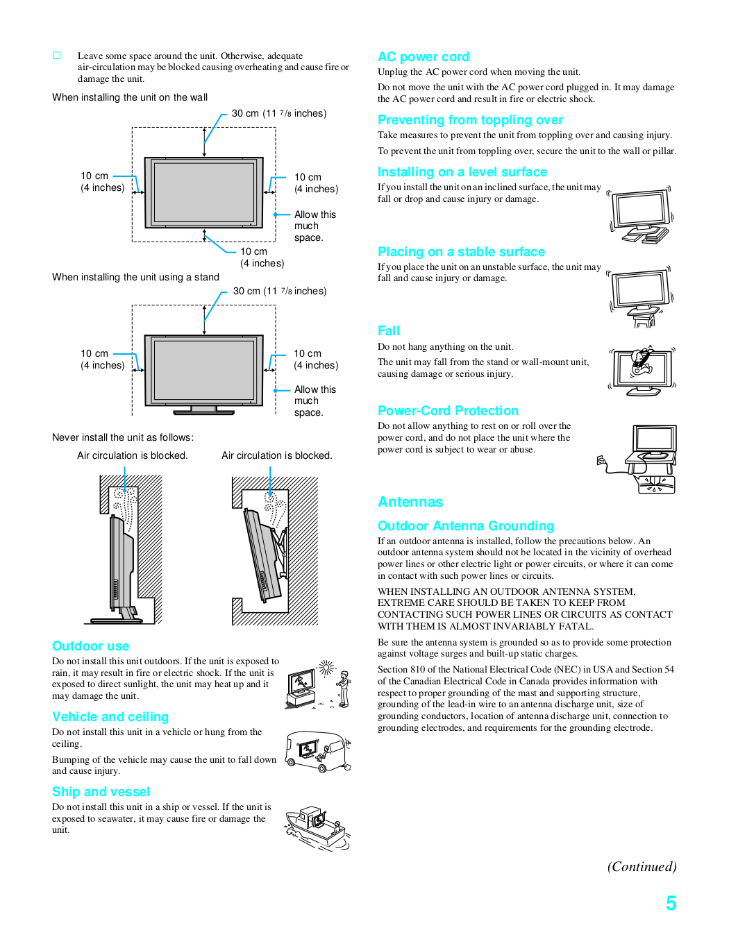 ... Sony TV WEGA KDE-50XS955 pdf page preview ...