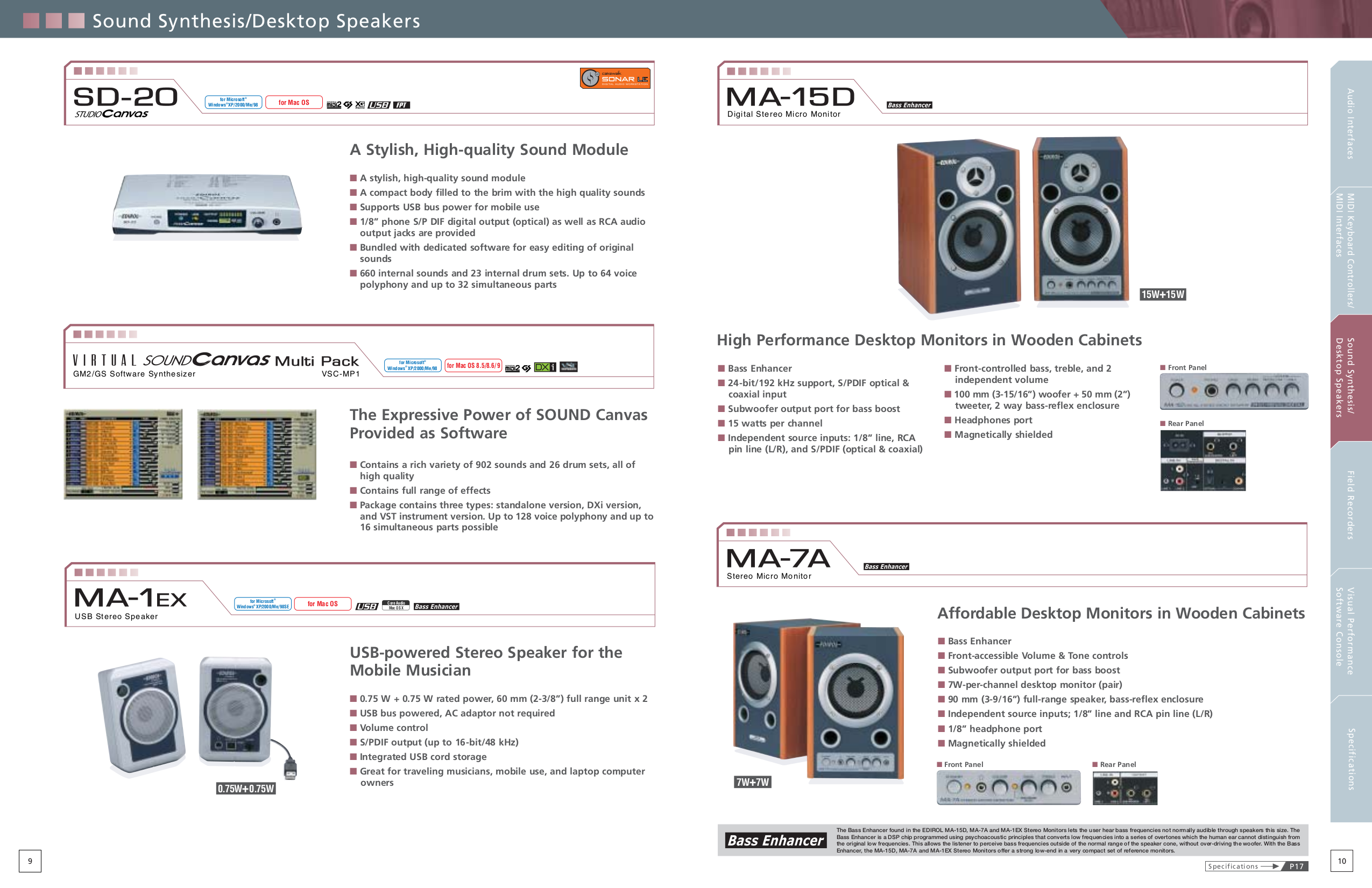 ... Roland Speaker MA-1EX pdf page preview ...