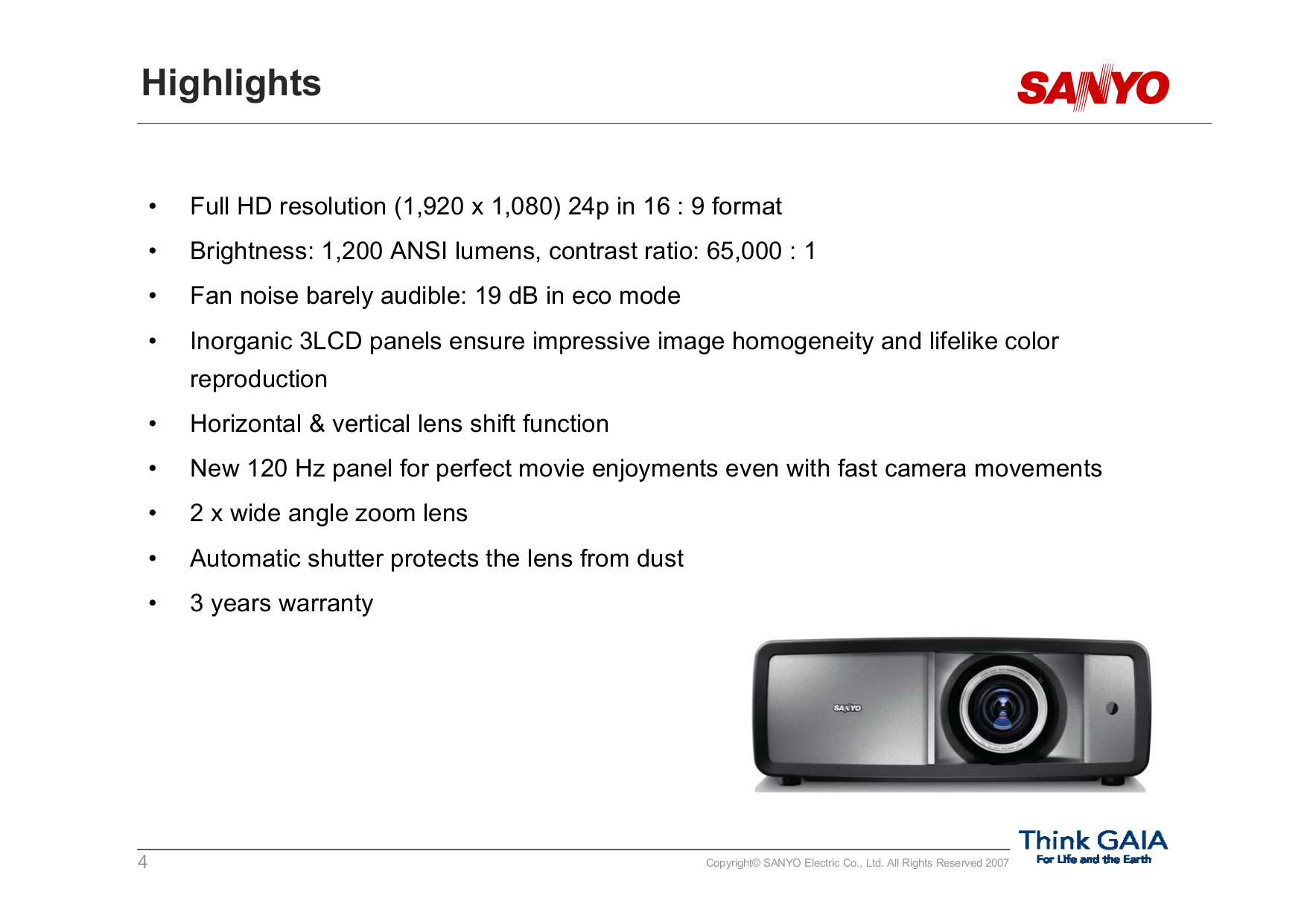 Pdf manual for sanyo projector plv-z3000.