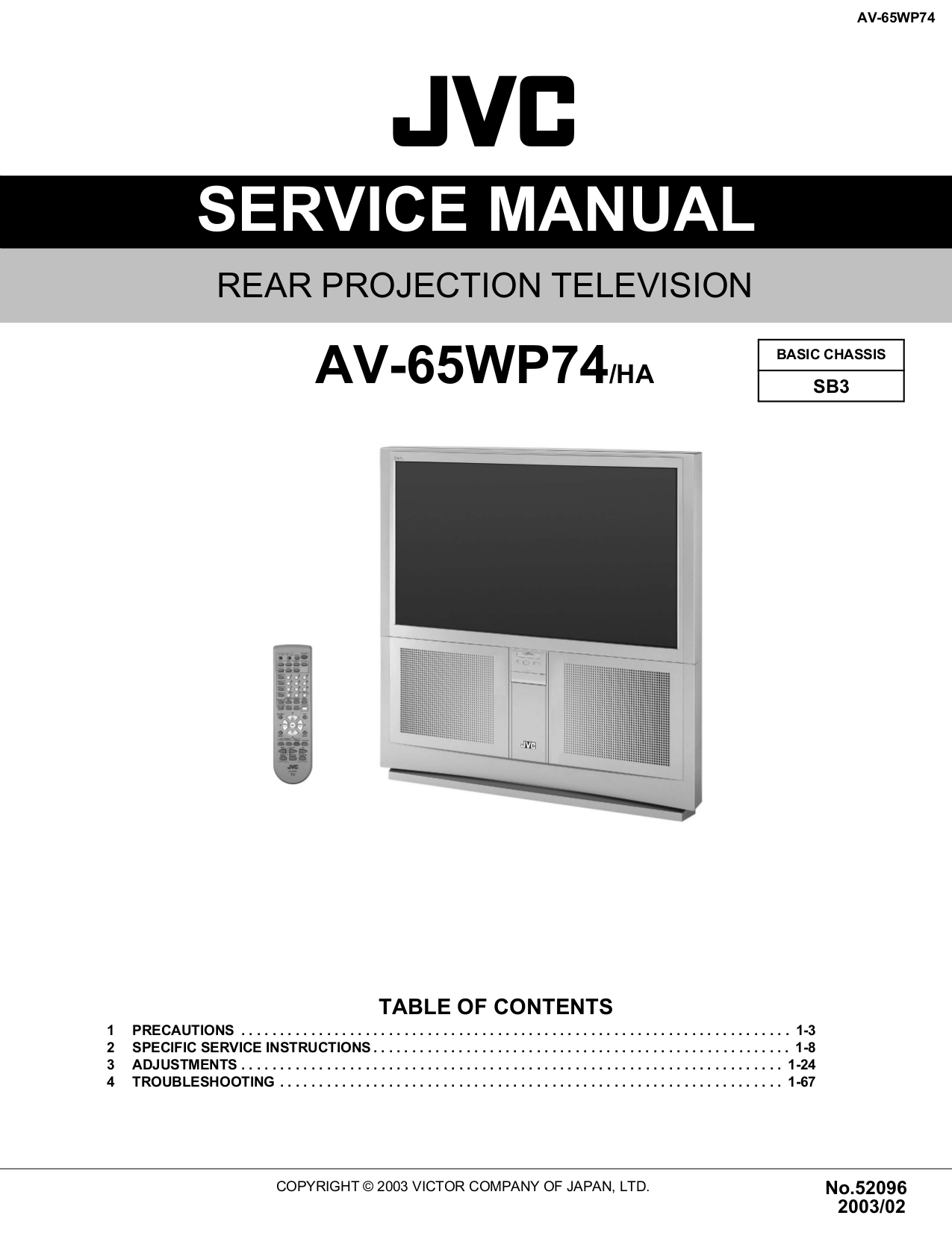 JVC Home Theater TH-A25 pdf page preview ...