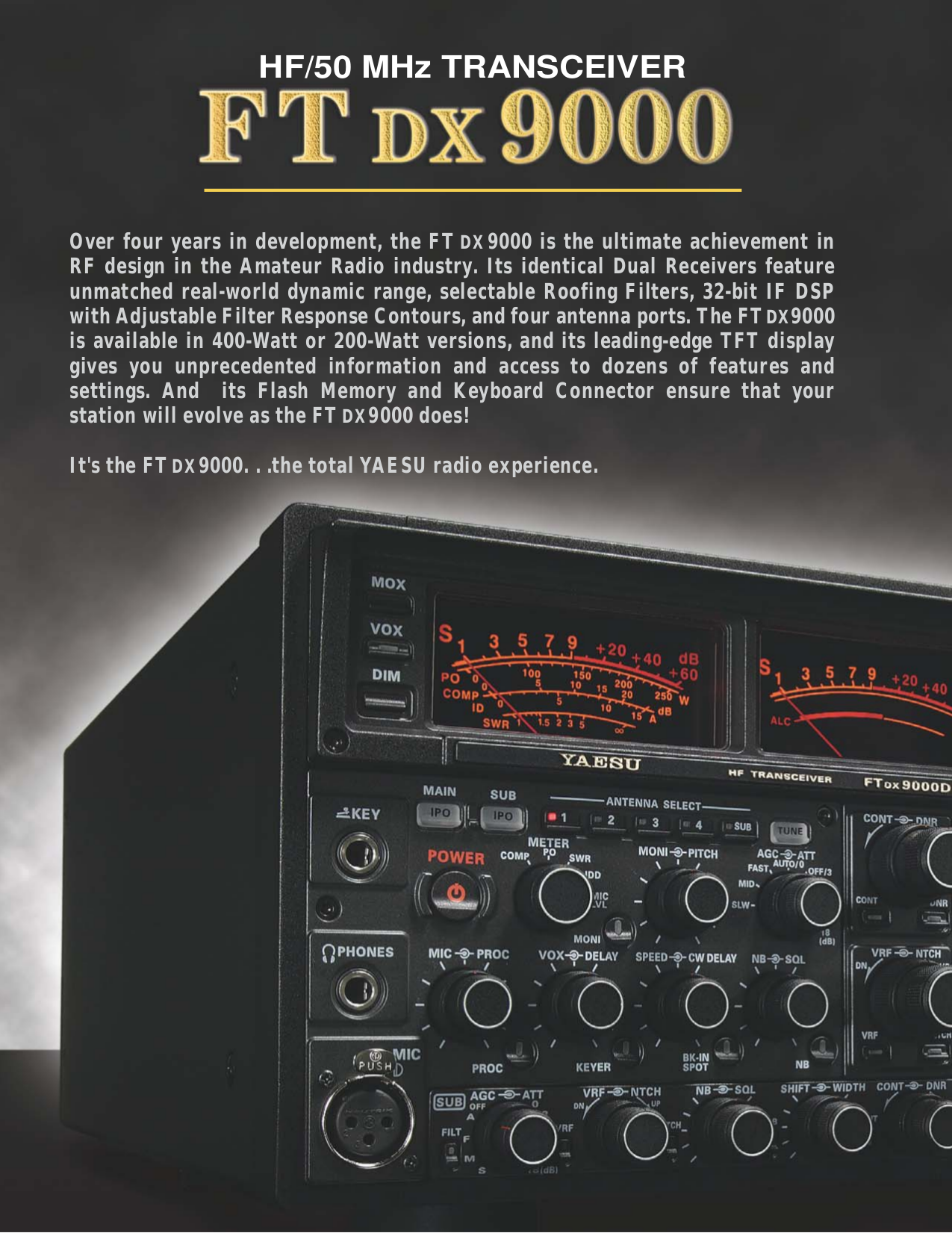 PDF manual for Yaesu Other FTDX9000 HF Transceiver