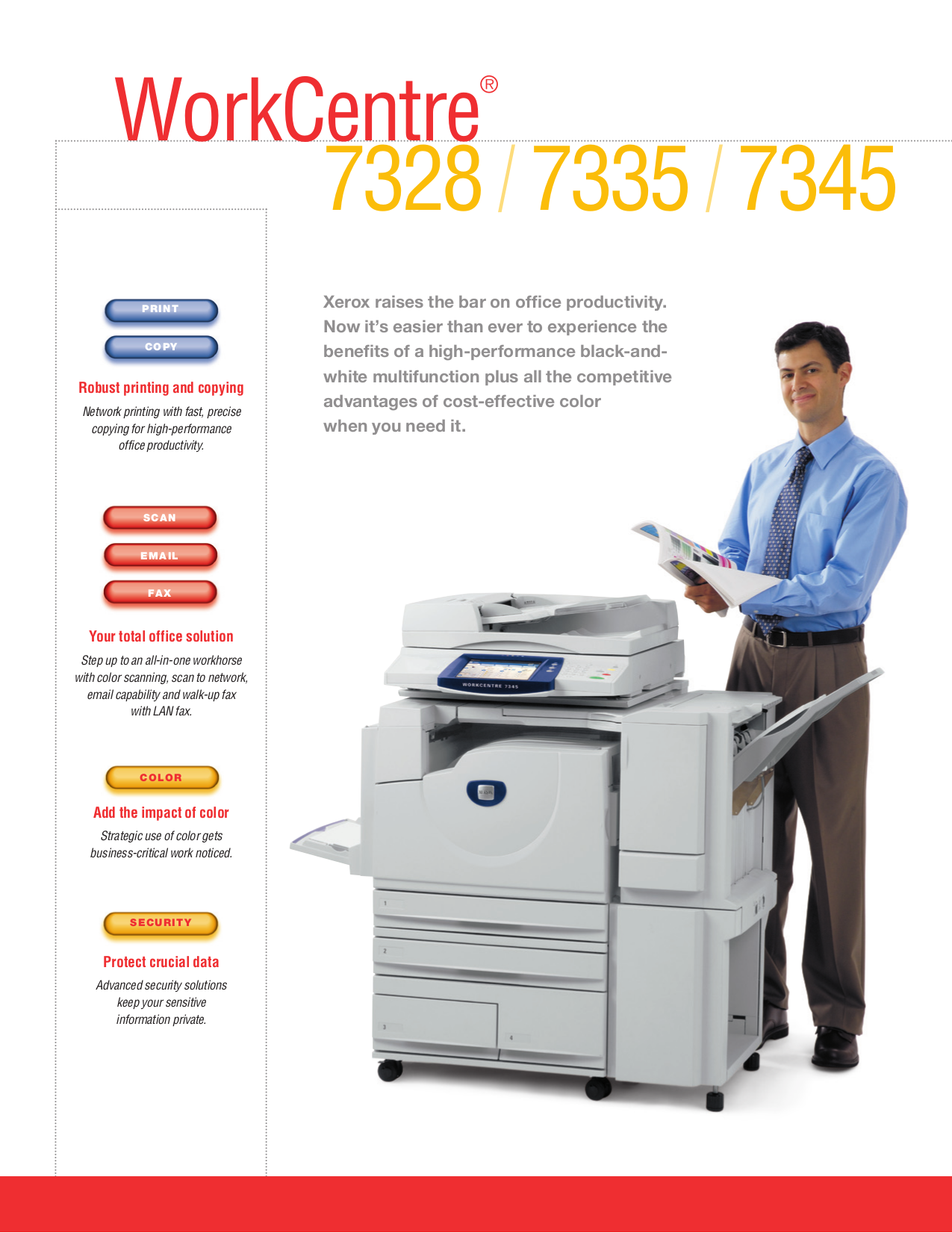 ... Xerox Multifunction Printer WorkCentre 7345 pdf page preview ...