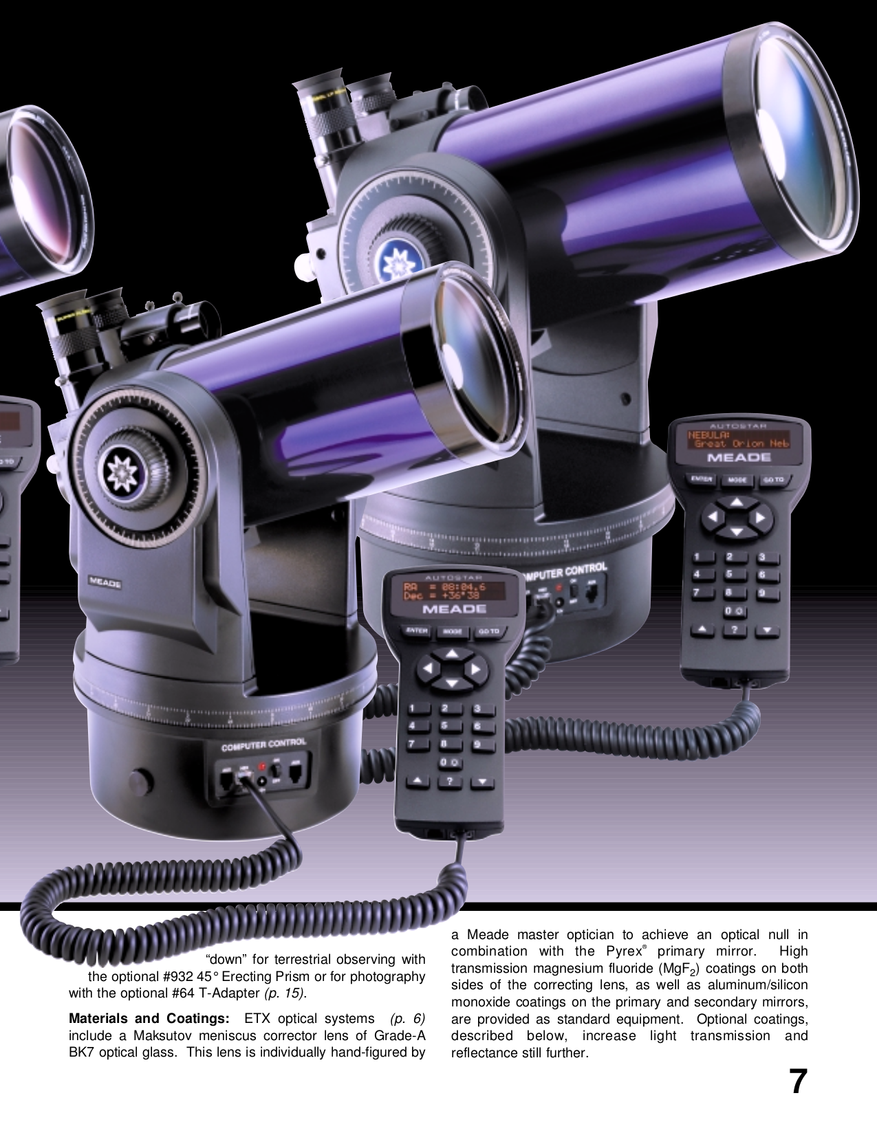 PDF manual for Meade Telescope ETX-125EC