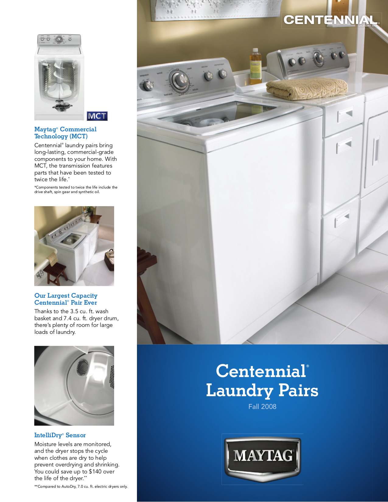 Download free pdf for Maytag Centennial MVWC300V Washer manual