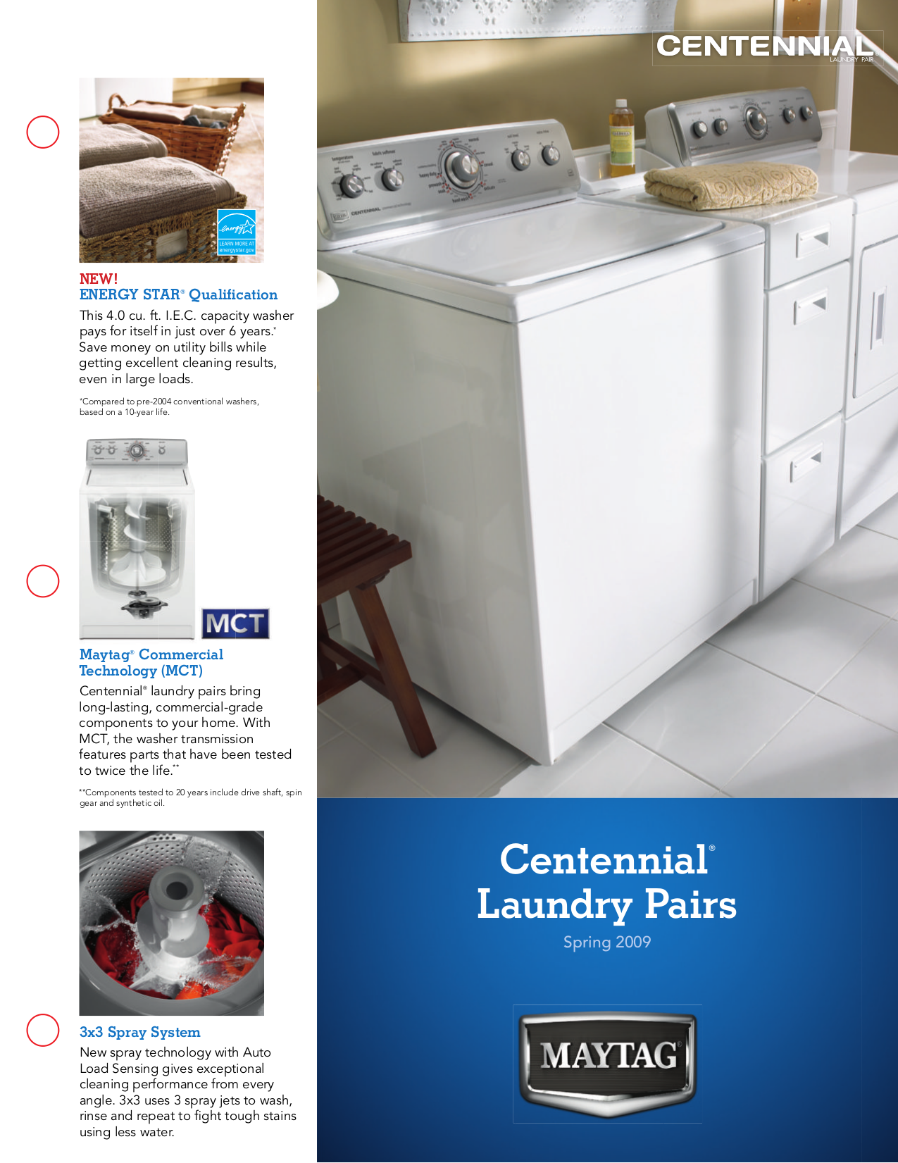 Download free pdf for Maytag Centennial MVWC300V Washer manual