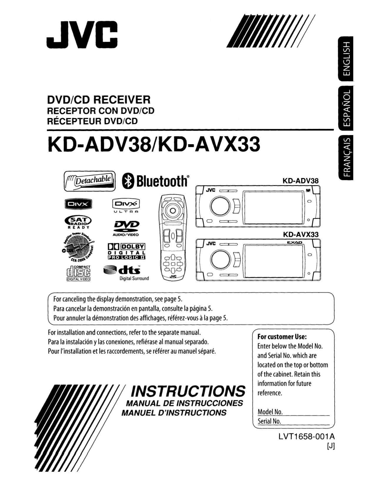 Инструкция Jvc Kd-Avx33 Инструкция Jvc Kd-Avx33