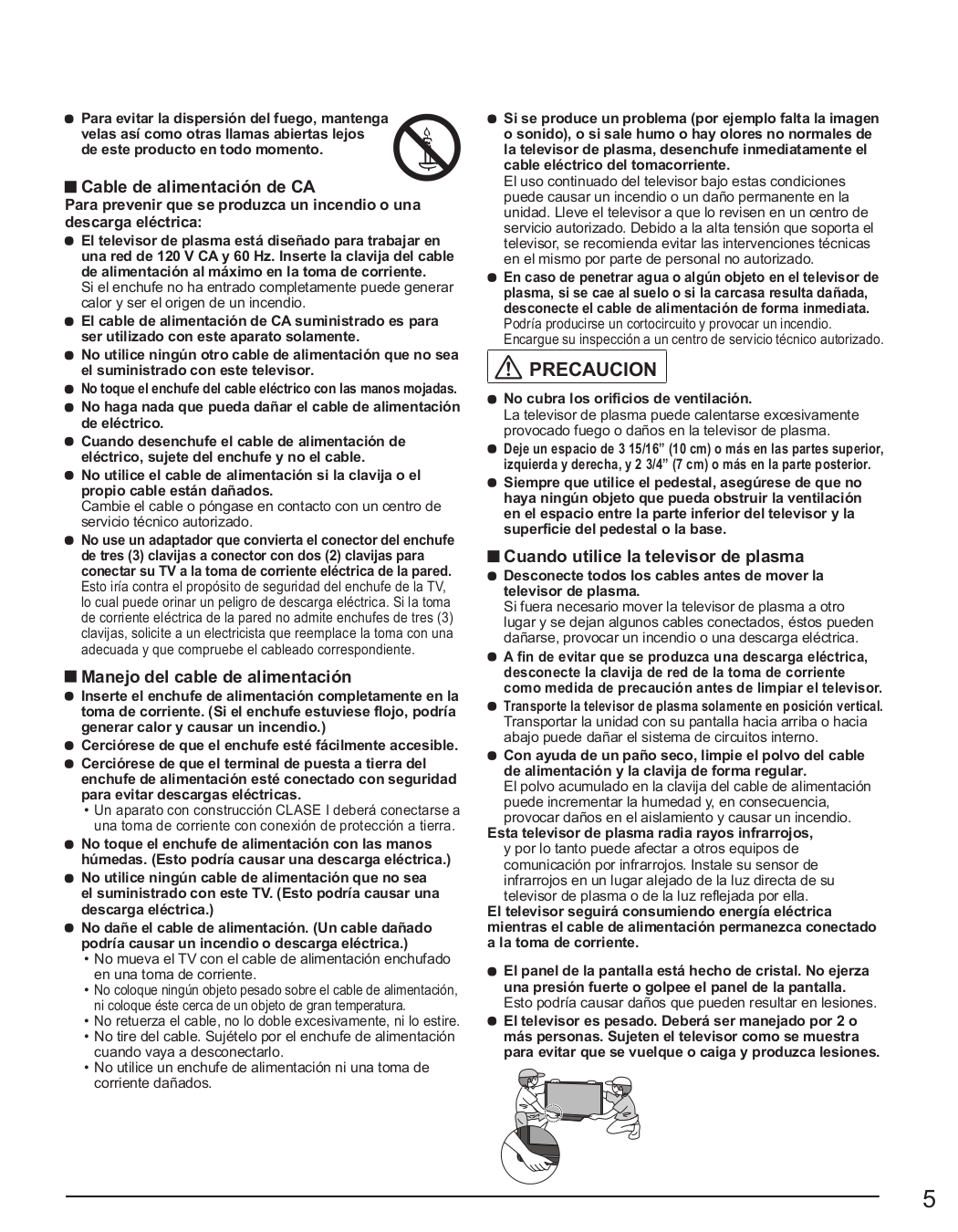 ... Panasonic Plasma TV Viera TC-P55ST30 pdf page preview ...