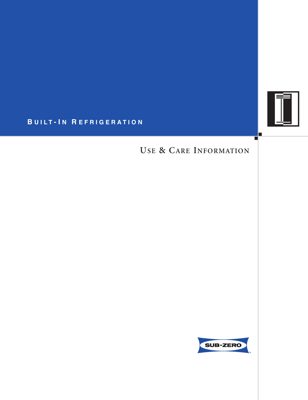 Download free pdf for Wolf Sub-Zero 736TCI Refrigerator manual