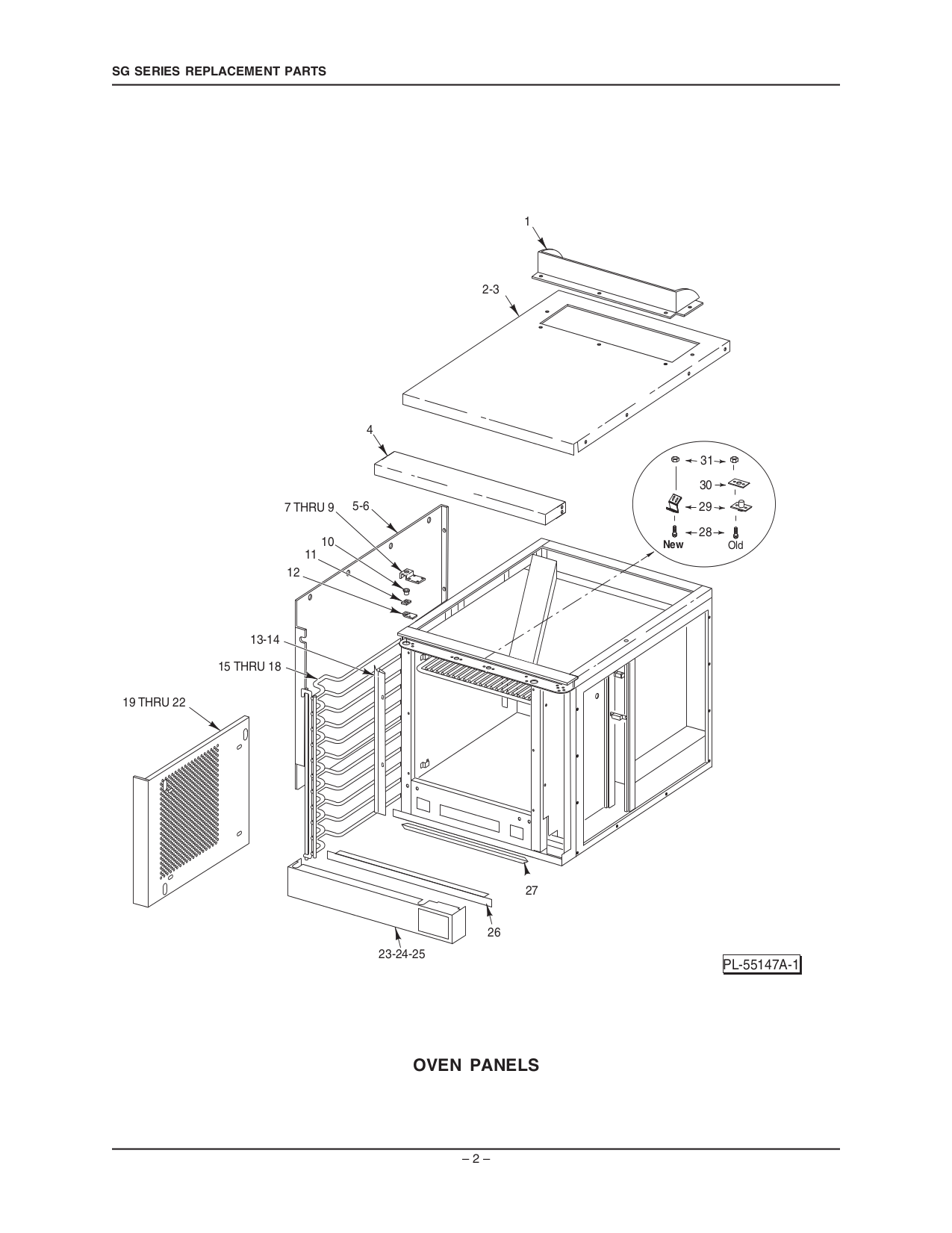 PDF manual for Vulcan Oven SG6D