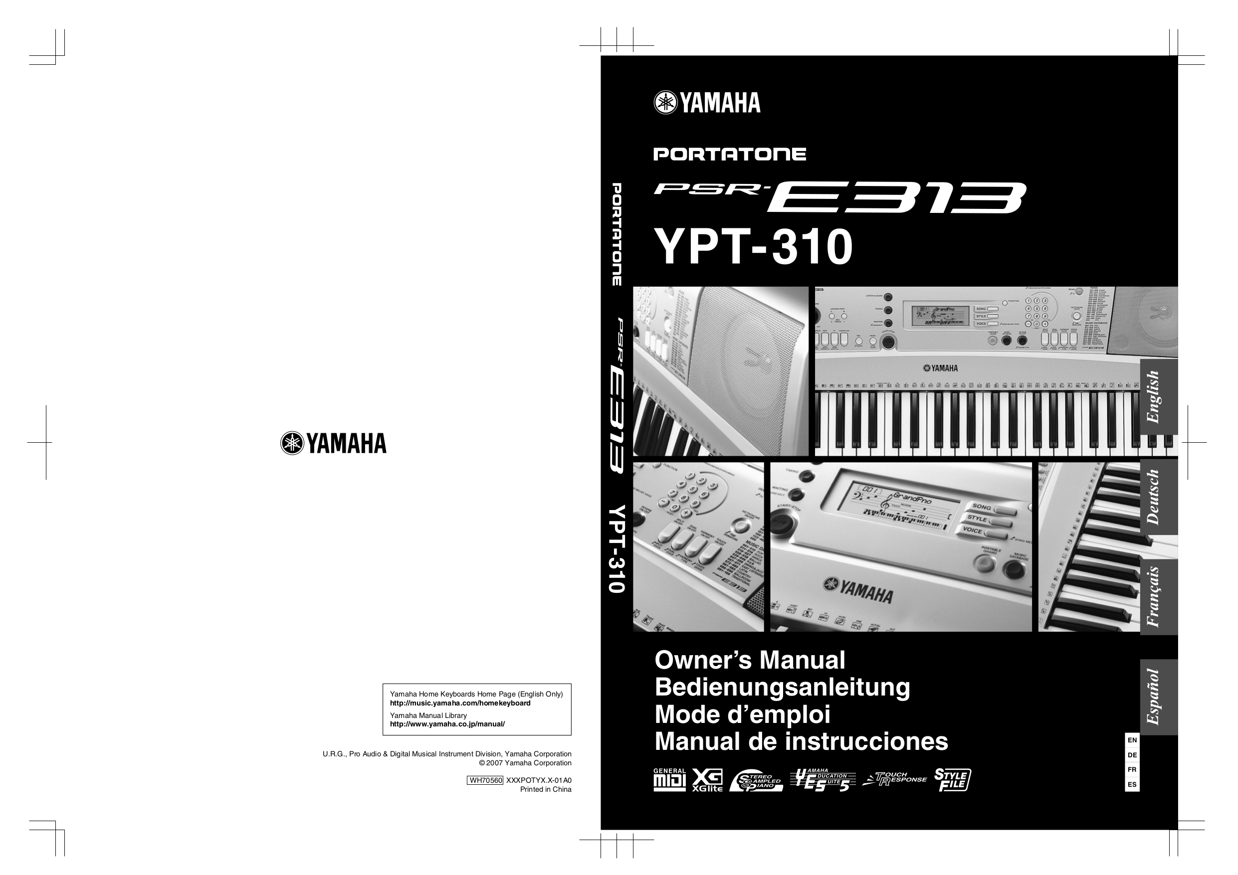 yamaha keyboard manuals free download